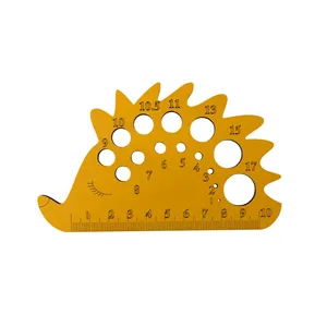 خط کش 10 سانتی متری طرح جوجه تیغی کد kh19