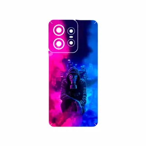 MAHOOT Smoke Rainbow Digital Art 2 Cover Sticker for Motorola Edge 50 Pro