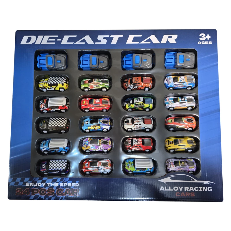 ماشین بازی مدل DIE-CAST CARS کد 1040 مجموعه 24 عددی