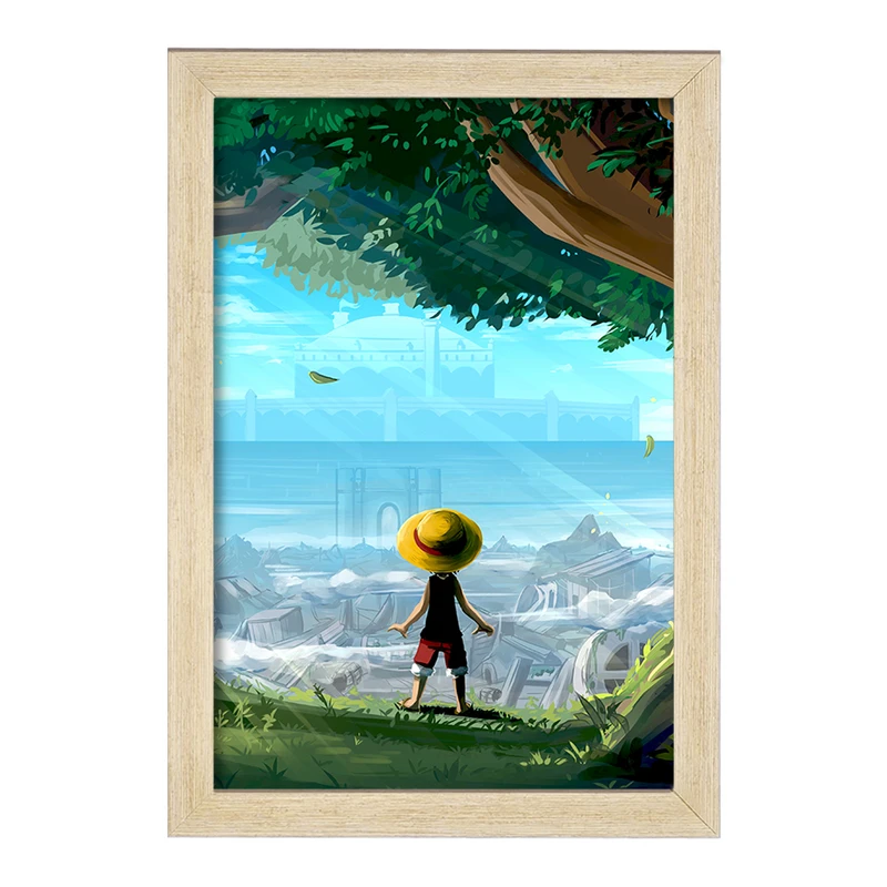 تابلو خندالو مدل لوفی انیمه وان پیس One Piece  کد 17281