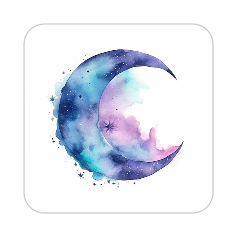 زیر لیوانی کاکتی طرح ماه و ستاره مدل mp53392