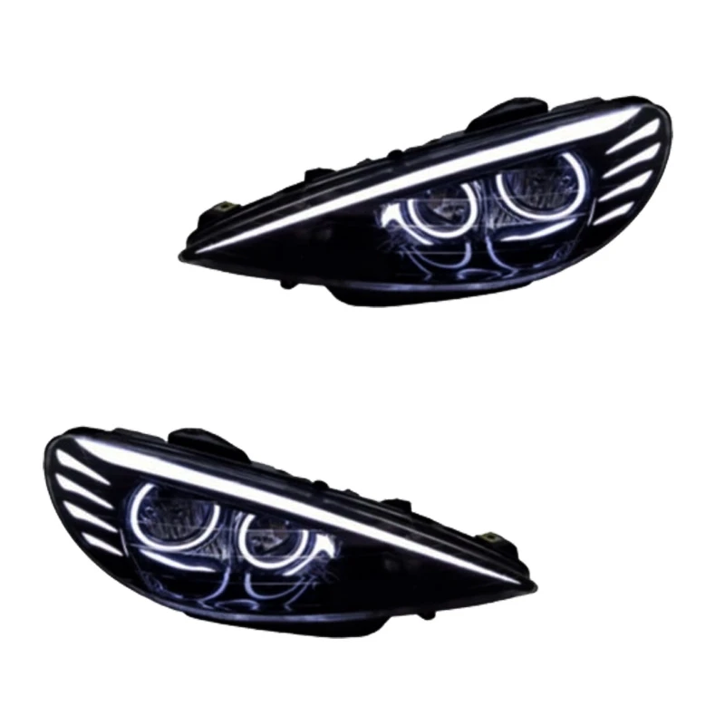 چراغ جلو خودرو گروه پژوهش صنعت مدرن مدل باکستر مناسب برای پژو 206 بسته دو عددی