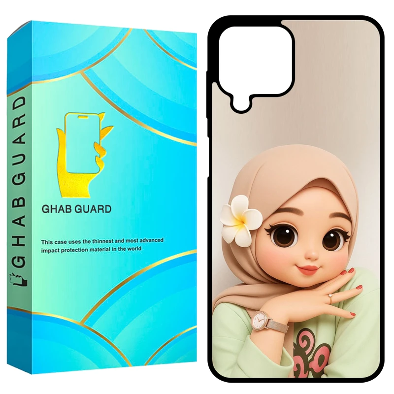 کاور قاب گارد طرح دختر مدل GCHPA12 مناسب برای گوشی موبایل سامسونگ Galaxy A12 / A12 Nacho / M12 