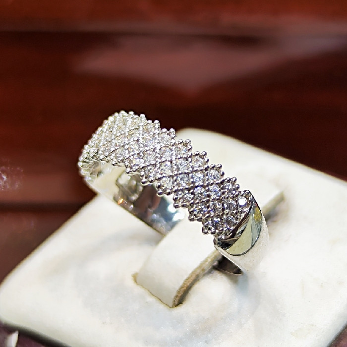 انگشتر نقره زنانه مدل پرنس کد 311