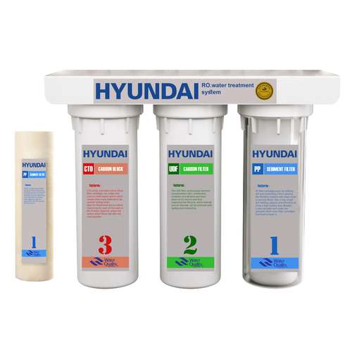 دستگاه تصفیه کننده آب هیوندای مدل HU-3s به همراه فیلتر تصفیه آب مدل  HU-PP10