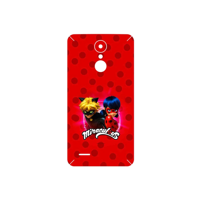 برچسب پوششی ماهوت مدل Ladybug and Cat Noir مناسب برای گوشی موبایل ال جی K8 2017