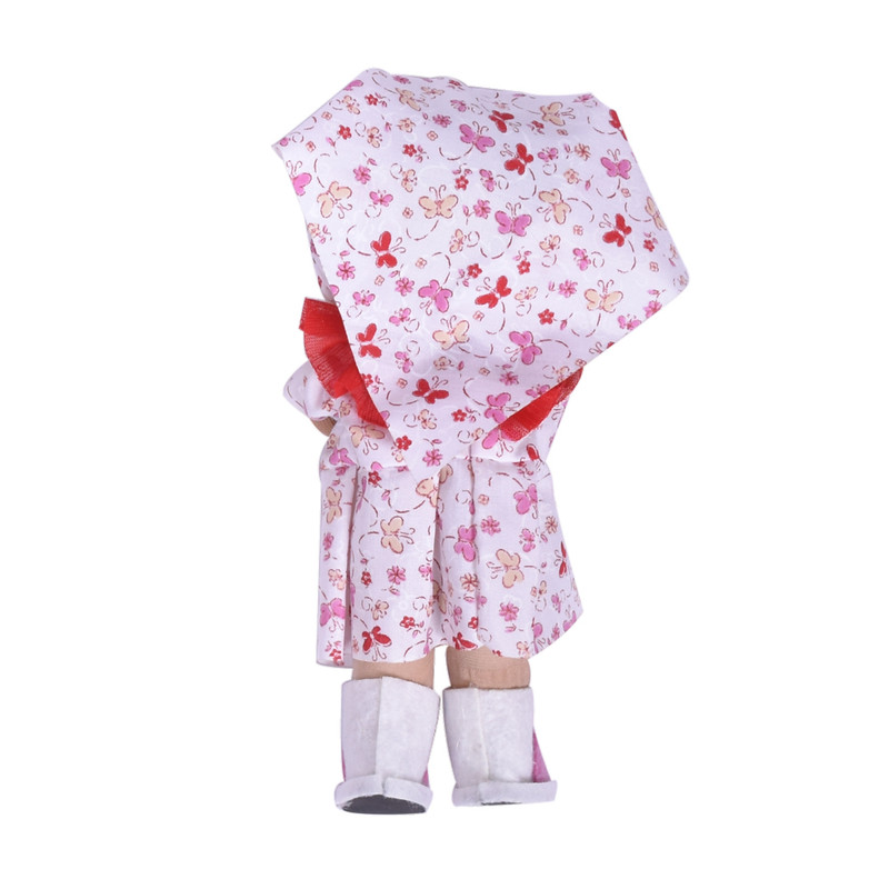  عروسک مدل دختر روسی طرح عینکی کد 1771ارتفاع 23 سانتی متر