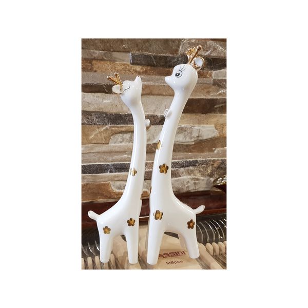 مجسمه مدل زرافه کد 2354 مجموعه 2 عددی