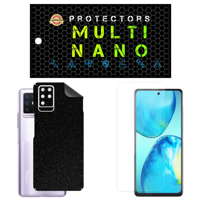 محافظ صفحه نمایش مولتی نانو مدل X-SFG مناسب برای گوشی موبایل اینفینیکس Note 10 به همراه برچسب پوششی