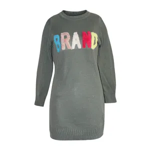 تونیک بافتنی زنانه مدل BRAND_G