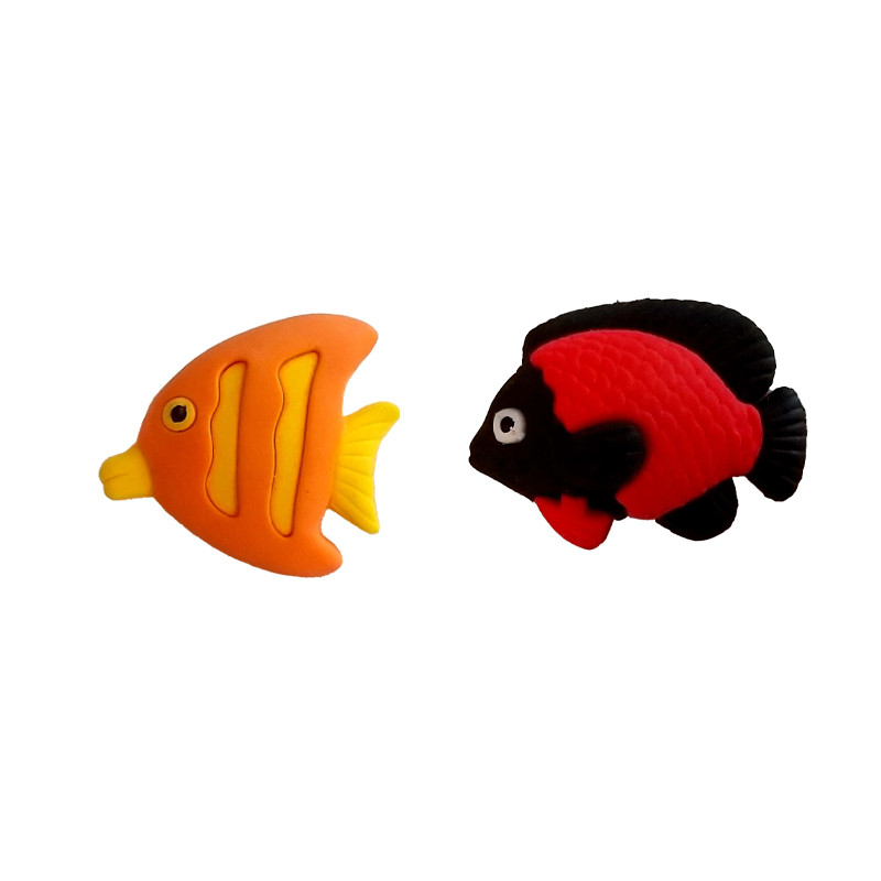 پاک کن مدل دو ماهی کد Fi-02 مجموعه 2 عددی