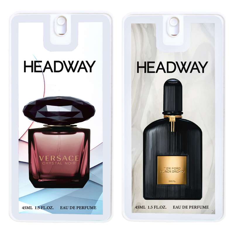 عطر جیبی هدوی مدل ورساچه کریستال نویر و تام فورد بلک ارکید حجم 45 میلی لیتر مجموعه 2 عددی