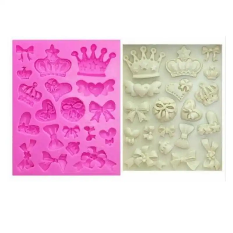 مالد فوندانت مدل تاج و پاپیون کد M02