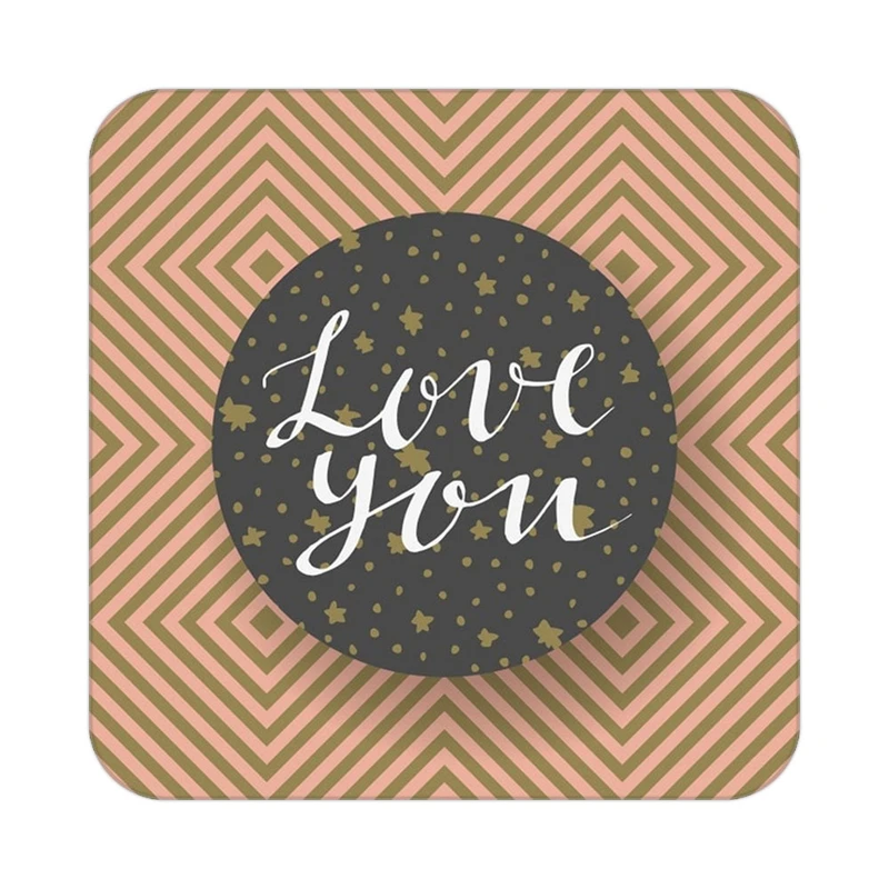 زیر لیوانی کاکتی طرح عاشقانه مدل mp38970