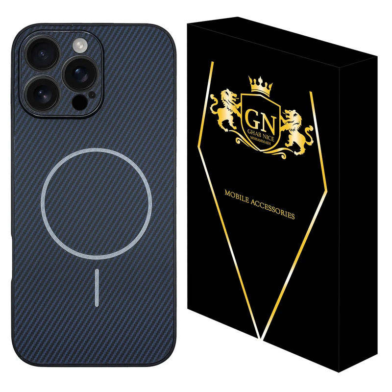 کاور قاب نایس محمدی مدل شطرنجی مناسب برای گوشی موبایل اپل iPhone 16 Pro Max