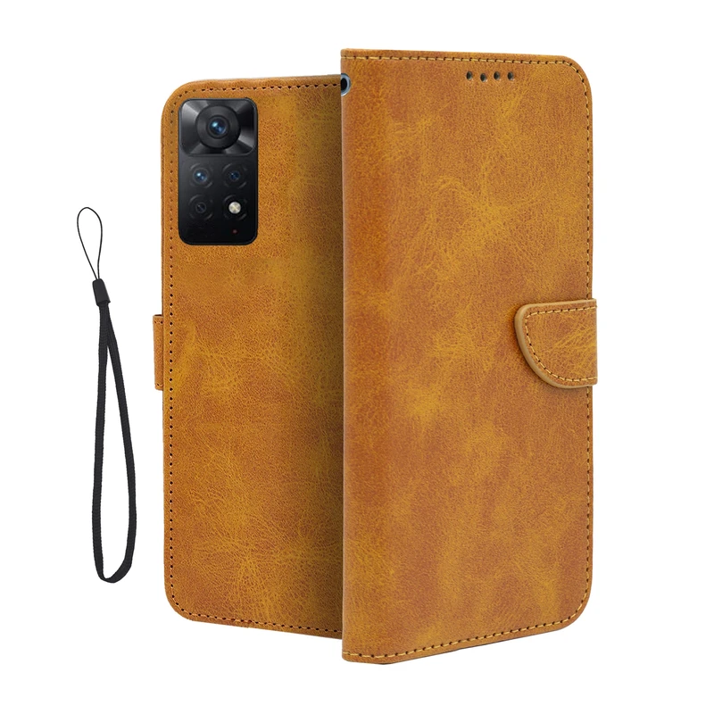 کیف کلاسوری مدل آویز مناسب برای گوشی موبایل شیائومی Redmi Note 11s به همراه بندآویز