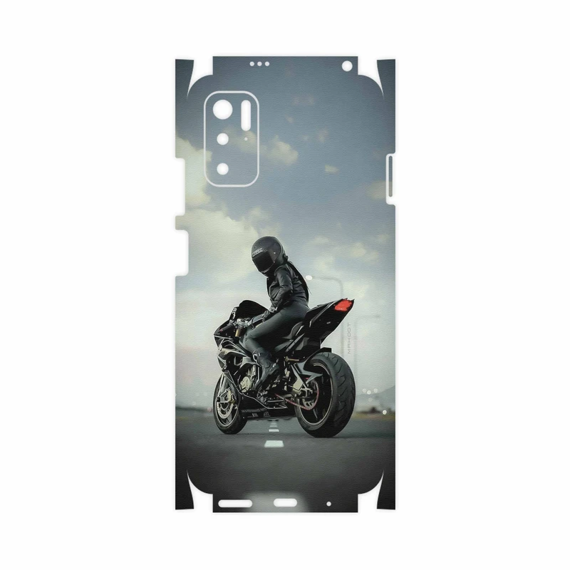 برچسب پوششی ماهوت مدل Motorcycling-FullSkin مناسب برای گوشی موبایل نوکیا G10