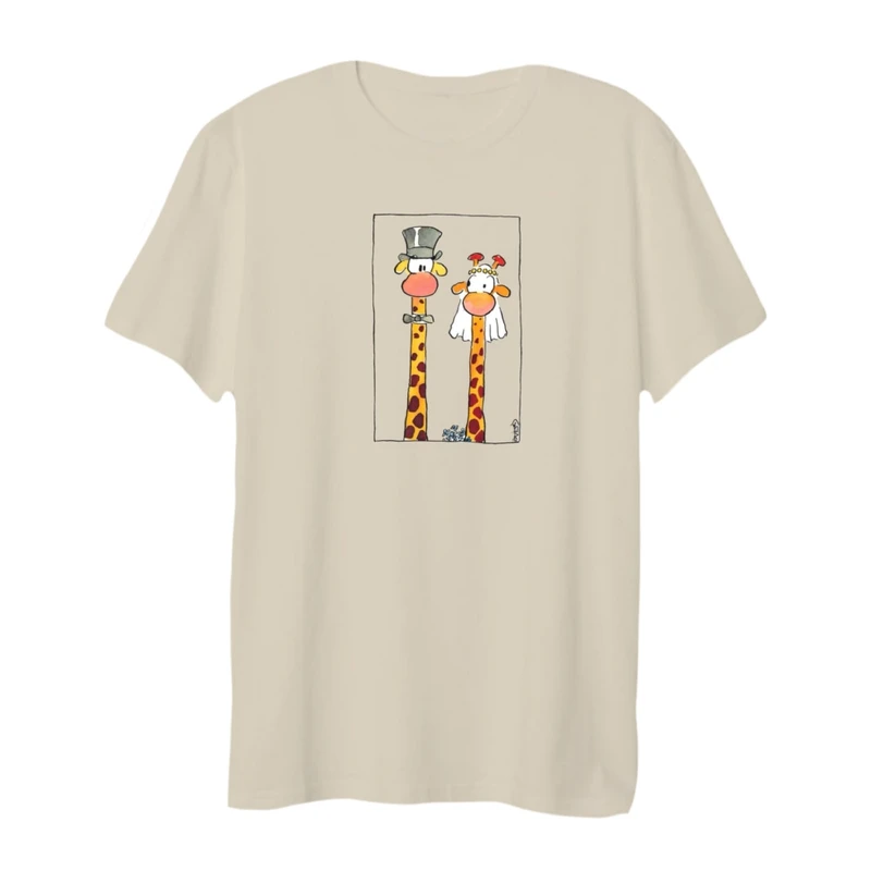 تی شرت لانگ زنانه مدل زرافه کد 8