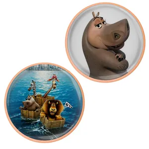 تراش مدل مخزن دار طرح انیمیشن حیوانات ماداگاسکار کد S13161-138 بسته دو عددی