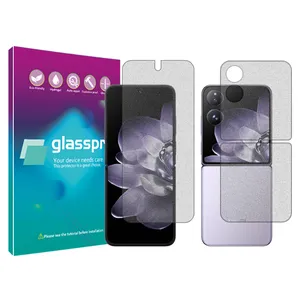 Glass Pro Resistant model matte screen protector suitable for Xiaomi Mix Flip mobile phone along with the back of the phone