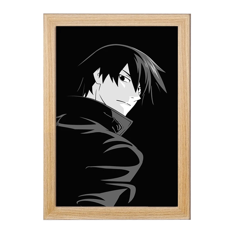 تابلو خندالو مدل هی انیمه تاریک تر از سیاهی Darker Than Black  کد 22583