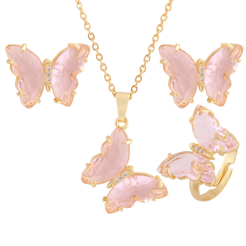 نیم ست زنانه مدل پروانه کد M3257