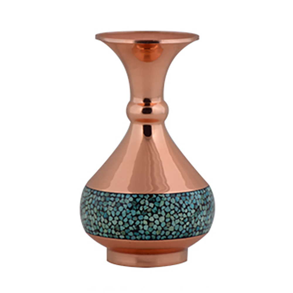 گلدان فیروزه کوبی کد F017