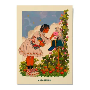 کارت پستال ماسا دیزاین مدل POSTHB GIRL