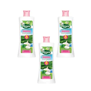 شامپو تقویت کننده و ضد ریزش مو حیات مدل Garlic03 حجم 400 میلی لیتر بسته 3 عددی