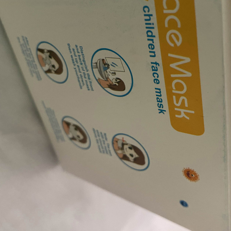 ماسک تنفسی کودکان مدل نانو بایکو بسته 50 عددی