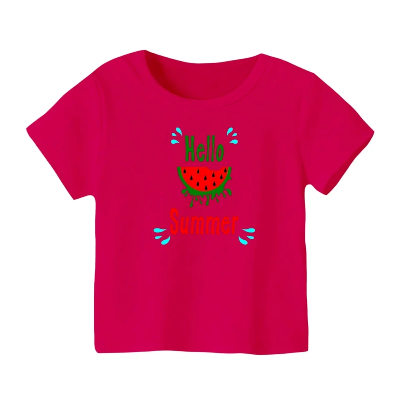 تی شرت آستین کوتاه بچگانه مدل هندوانه یلدایی کد 11