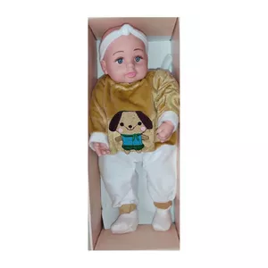عروسک مدل نوزاد موزیکال ارتفاع 34 سانتی متر