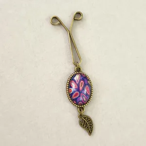 گیره روسری زنانه مدل بته جغه كد SF203-BL