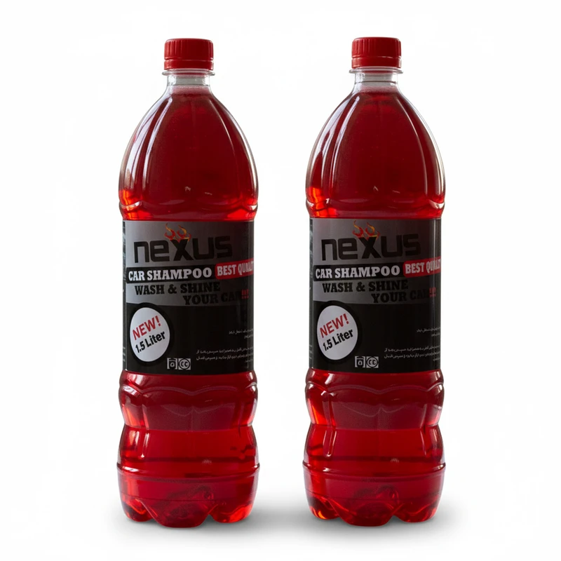 شامپو بدنه خودرو نانو براق کننده و تمیز کننده نکسوس مدل M30 حجم 1.5 لیتر بسته 2 عددی