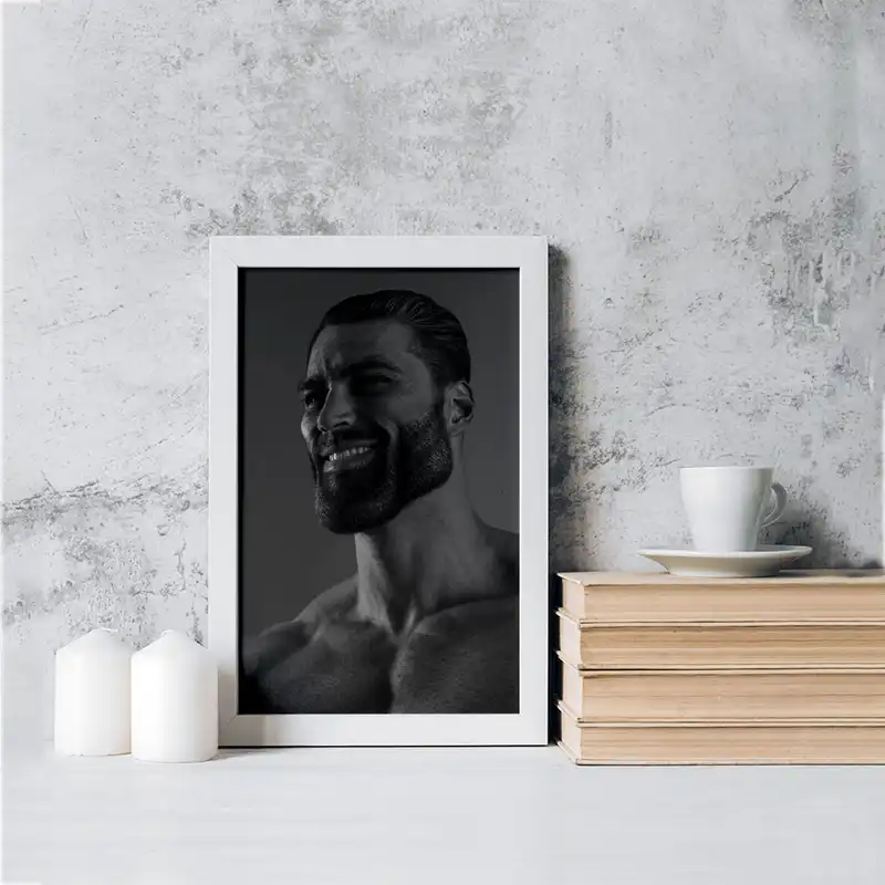 تابلو خندالو مدل کاکا سنگی گیگاچاد کد 23339