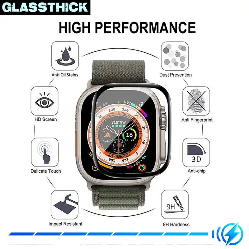محافظ صفحه نمایش نانو گلستیک مدل NGL مناسب برای ساعت هوشمند هاینو تکو T92 Ultra Max بسته سه عددی