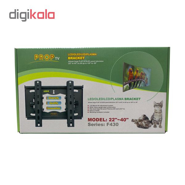 پایه دیواری تلویزیون پراپ تی وی مدل F430 مناسب برای تلویزیون 22 تا 40 اینچ