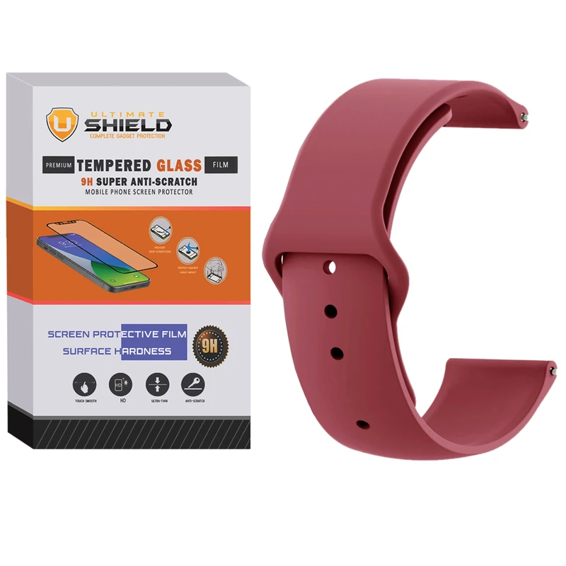 بند آلتیمیت شیلد مدل Sic-22UL مناسب برای ساعت هوشمند شیائومی Amazfit pace / Haylou Solar LS05 / Imilab KW66