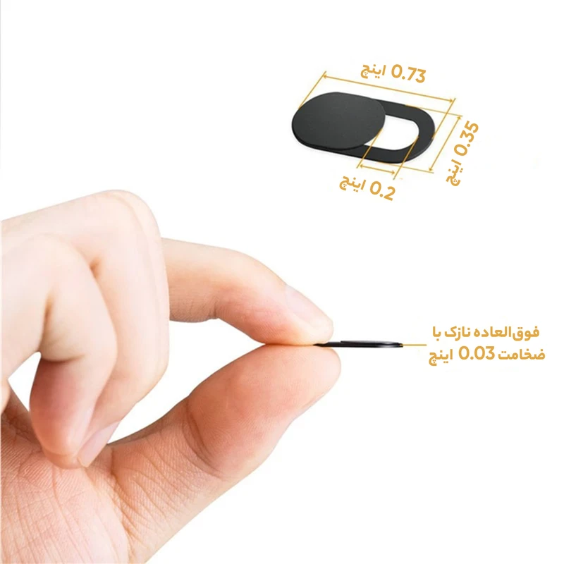 عکس شماره 11 : کاور لنز دوربین لپ تاپ رینیکا مدل ll03 بسته 3 عددی