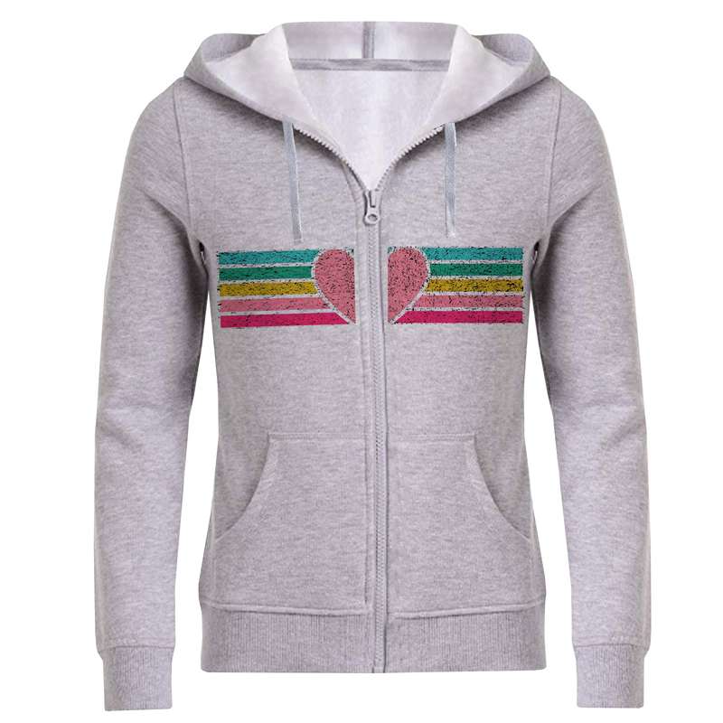 سویشرت زنانه مدل قلب F74