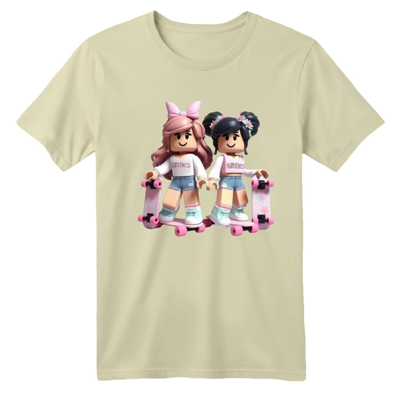 تی شرت آستین کوتاه بچگانه مدل روبلاکس کد 5