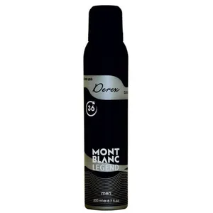 اسپری بدن مردانه دریکس مدل مونت بلک حجم 200 میلی لیتر