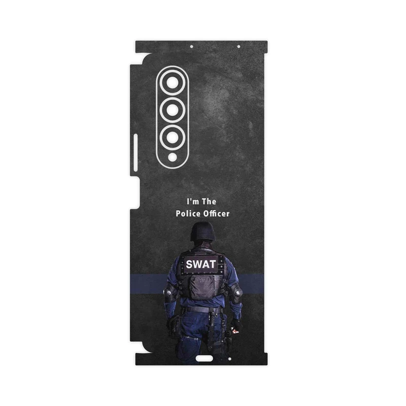 برچسب پوششی ماهوت مدل Police Officer-FullSkin مناسب برای گوشی موبایل سامسونگ Galaxy Z Fold4