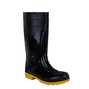 چکمه ایمنی کفش شیما مدل پنجه فولادی رنگ مشکی