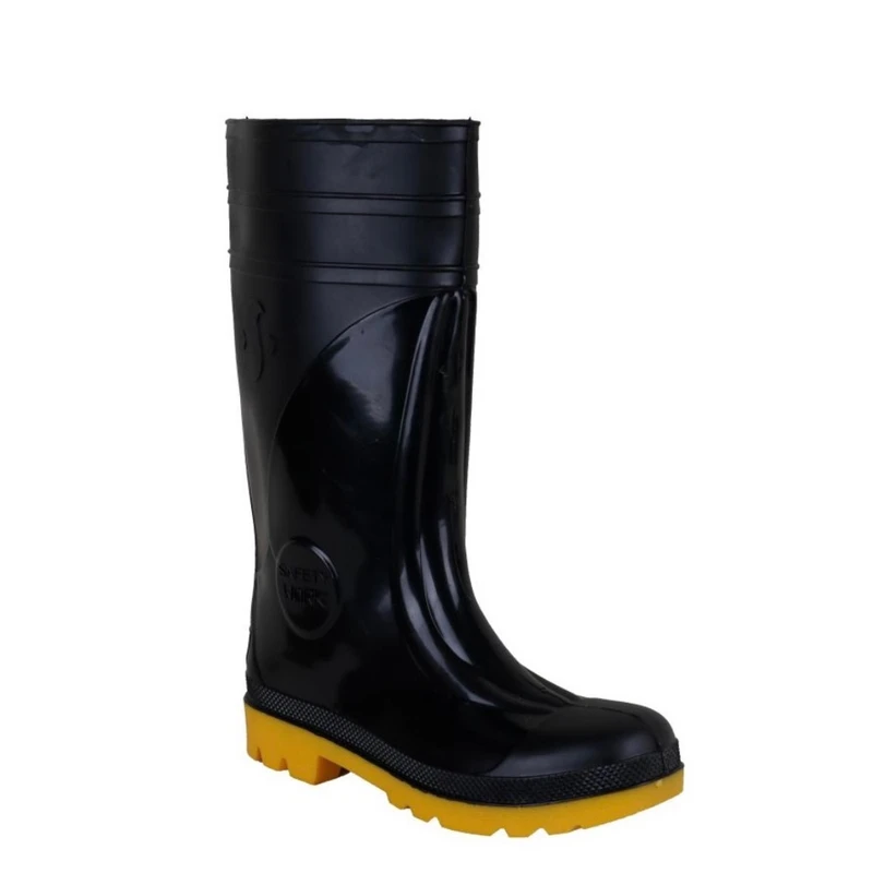 چکمه ایمنی کفش شیما مدل پنجه فولادی رنگ مشکی