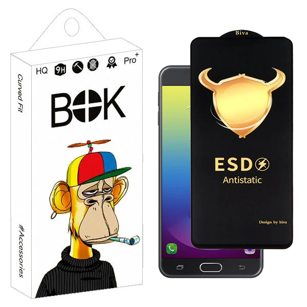 محافظ صفحه نمایش بوک مدل Biva Antistatic Pro مناسب برای گوشی موبایل سامسونگ galaxy j7 prime