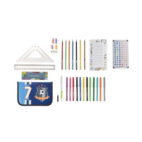 ست لوازم التحریر تایگر فمیلی مدل 1702A مجموعه 50 عددی