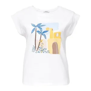 تی شرت آستین کوتاه زنانه مدل نخل