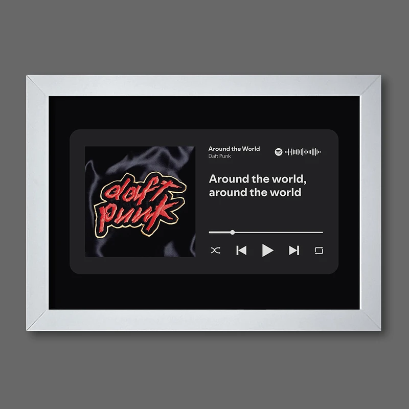 تابلوی مدل تابلوی موزیکال طرح Around the World by  Daft Punk