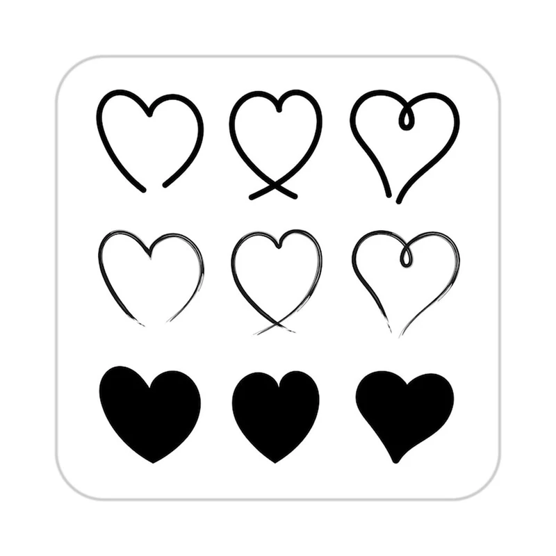 زیر لیوانی کاکتی طرح عاشقانه مدل mp38661